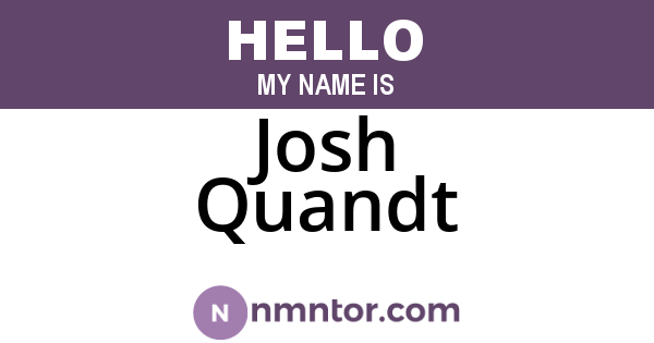Josh Quandt