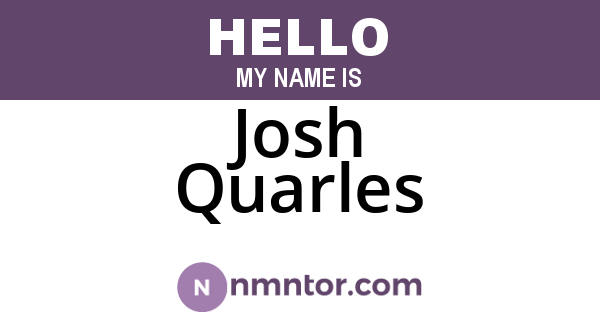 Josh Quarles
