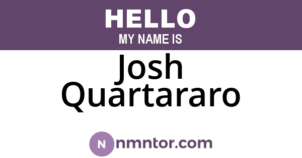 Josh Quartararo