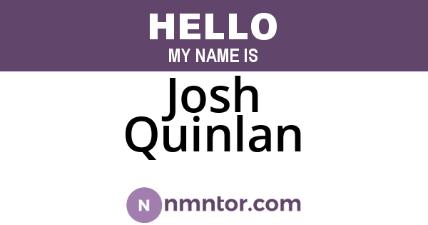 Josh Quinlan