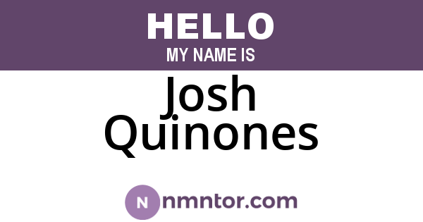 Josh Quinones