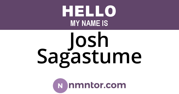 Josh Sagastume