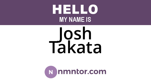Josh Takata