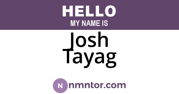 Josh Tayag