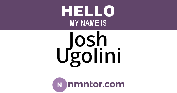 Josh Ugolini