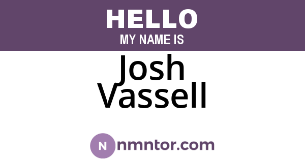 Josh Vassell