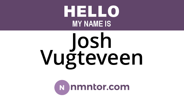 Josh Vugteveen