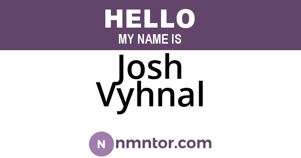Josh Vyhnal