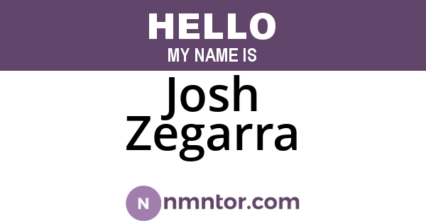Josh Zegarra