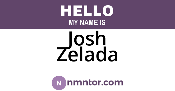 Josh Zelada