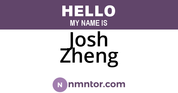 Josh Zheng