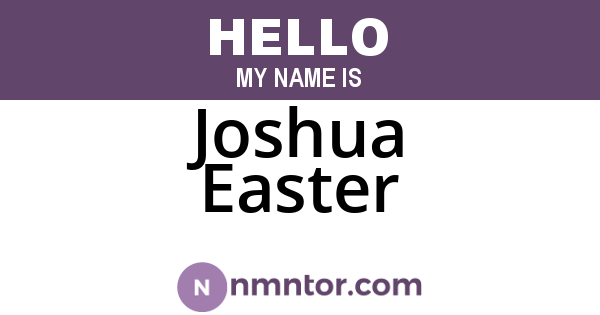 Joshua Easter