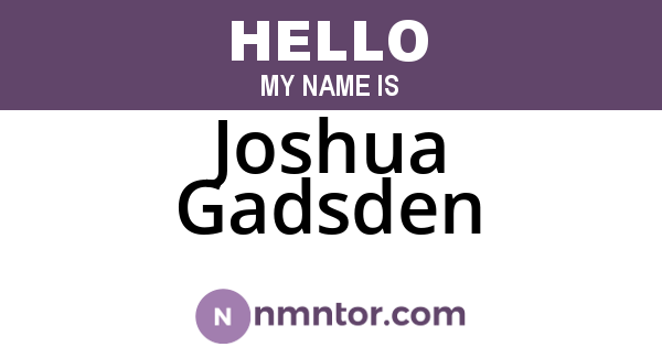 Joshua Gadsden
