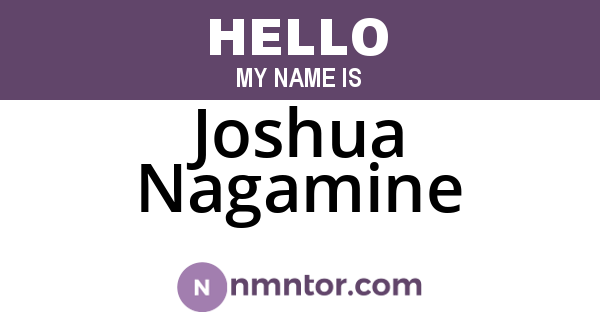Joshua Nagamine