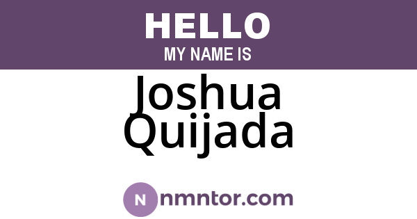 Joshua Quijada