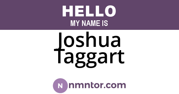 Joshua Taggart
