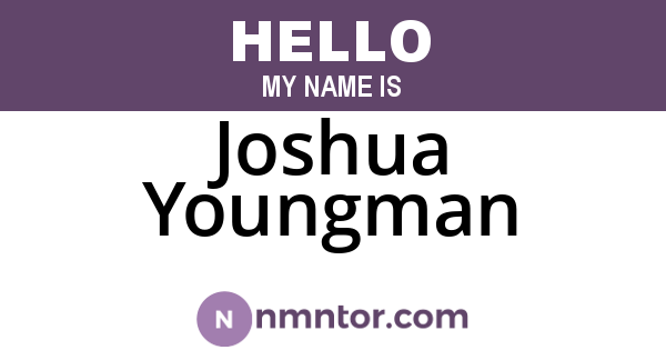 Joshua Youngman