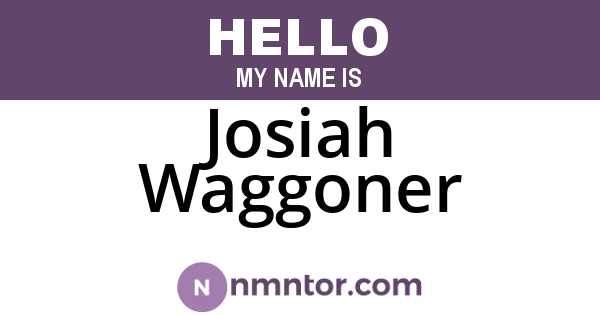 Josiah Waggoner