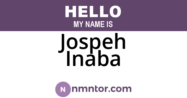 Jospeh Inaba