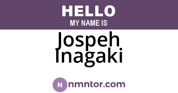 Jospeh Inagaki