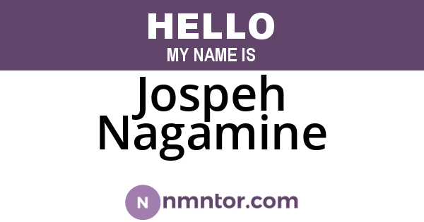 Jospeh Nagamine