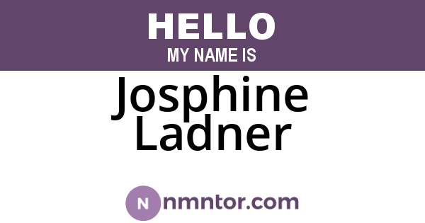 Josphine Ladner