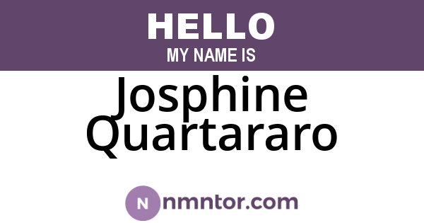 Josphine Quartararo