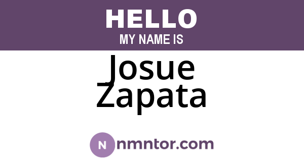 Josue Zapata