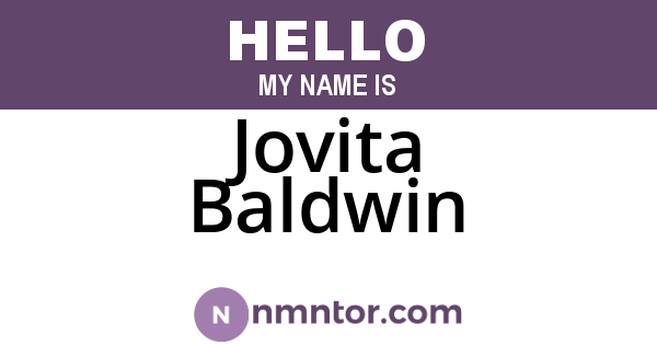 Jovita Baldwin