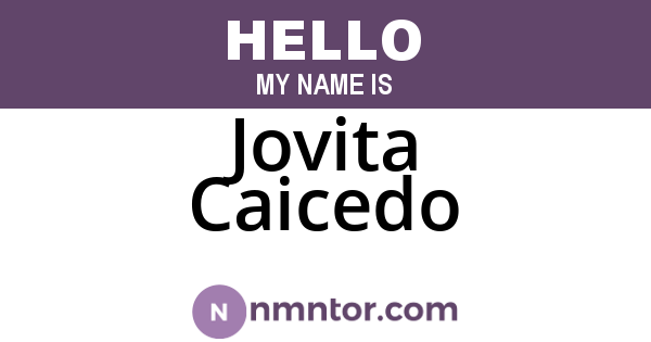 Jovita Caicedo
