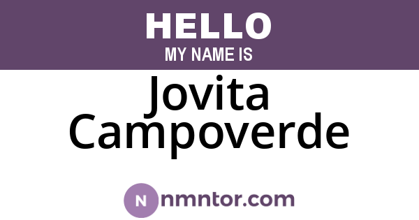 Jovita Campoverde