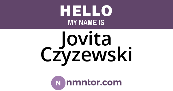 Jovita Czyzewski