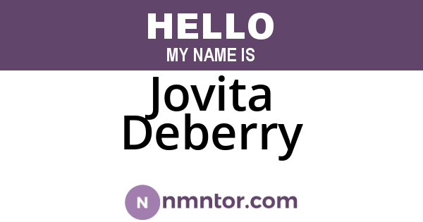 Jovita Deberry