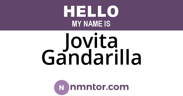 Jovita Gandarilla