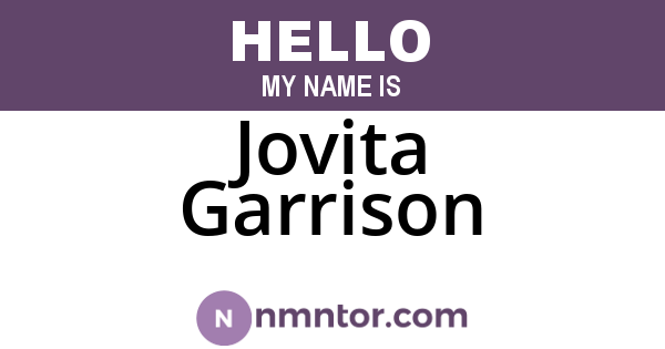 Jovita Garrison