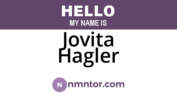 Jovita Hagler