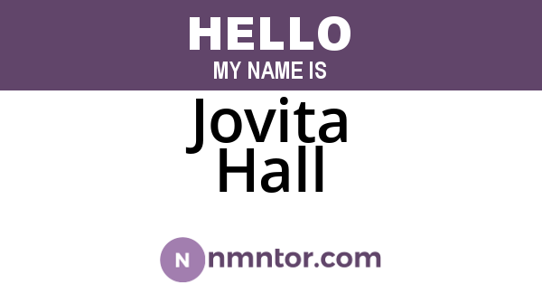 Jovita Hall