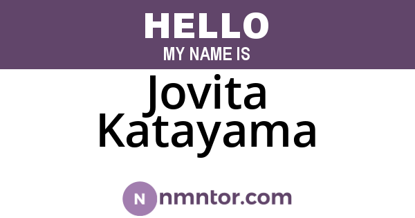 Jovita Katayama