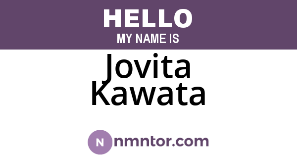 Jovita Kawata