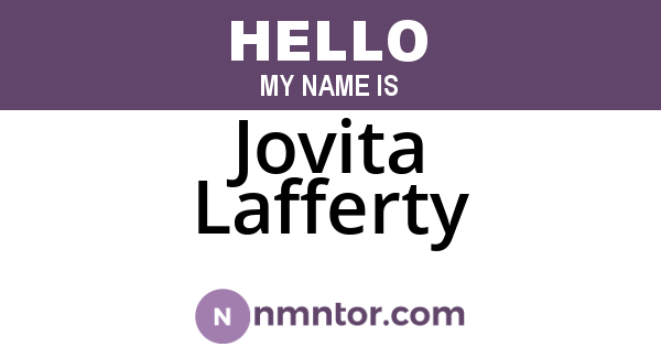 Jovita Lafferty