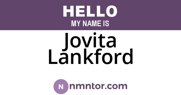 Jovita Lankford