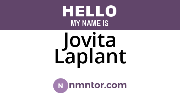 Jovita Laplant