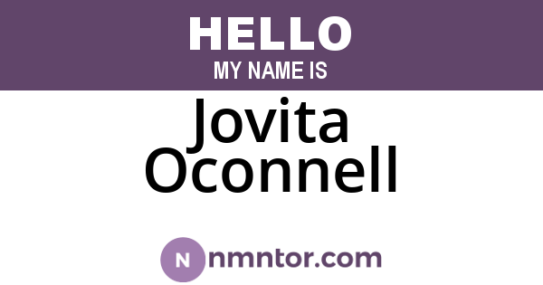 Jovita Oconnell