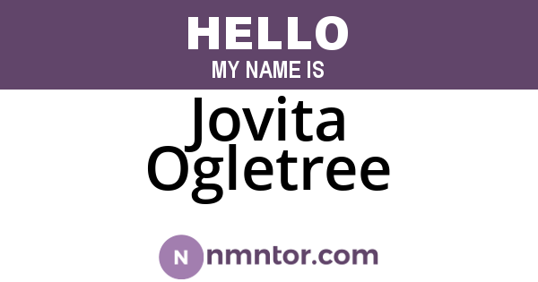 Jovita Ogletree