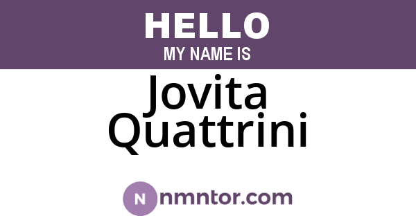 Jovita Quattrini
