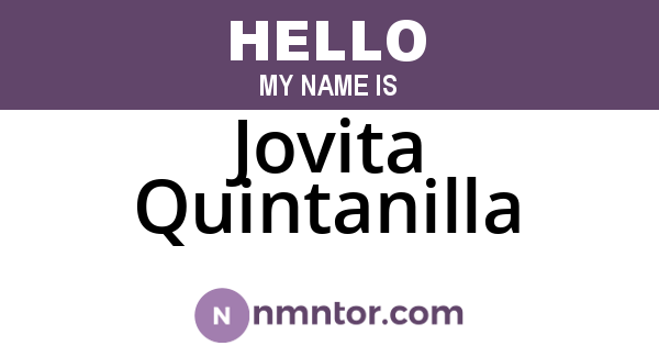 Jovita Quintanilla