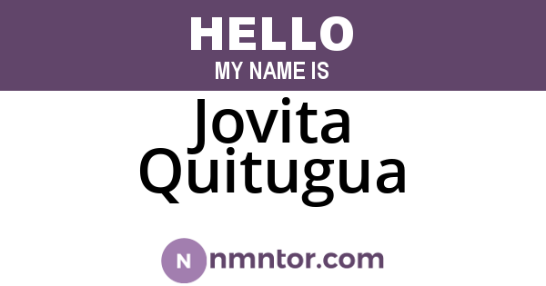 Jovita Quitugua