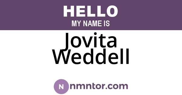 Jovita Weddell