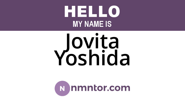 Jovita Yoshida