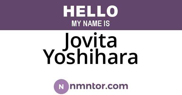 Jovita Yoshihara